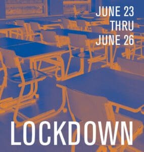 Poster for the play LOCKDOWN
