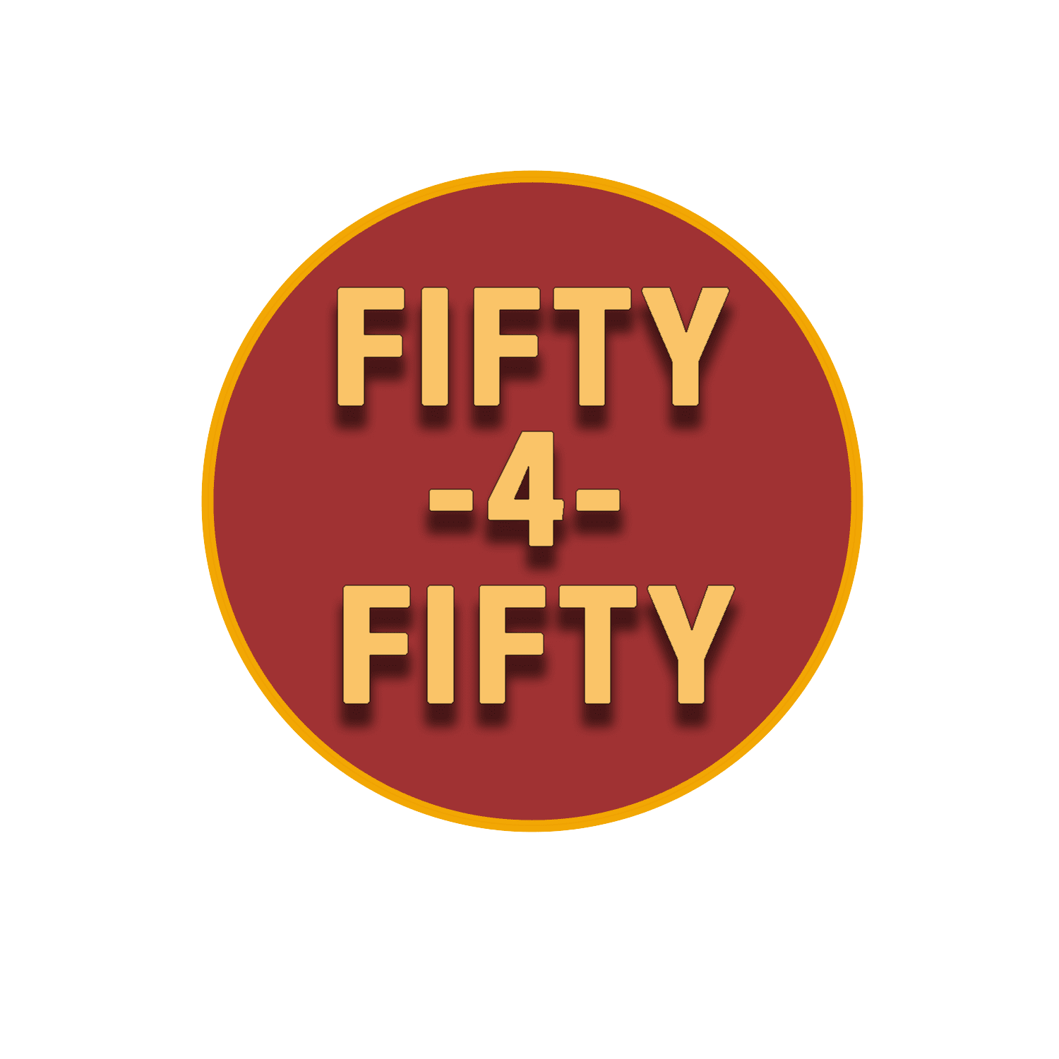Fifty -4- Fifty fundraiser logo